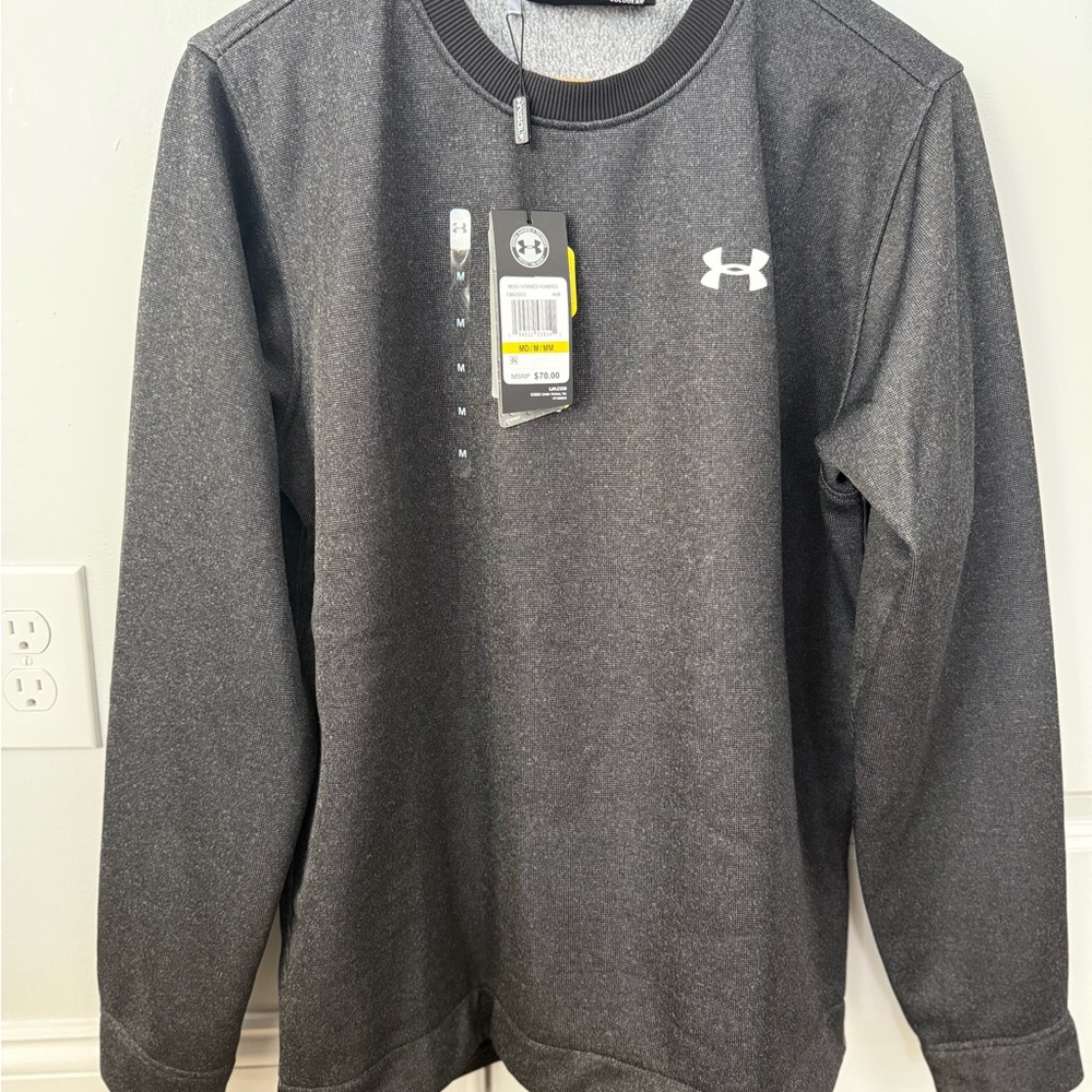 Under Armour Men's Charcoal Gray Sweatshirt
